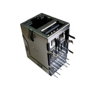 Buy cheap ARJU21A-MCSA-AD-B-EMU2 RJ45 Single USB Jack with 10/100 Base-TX Magnetic from wholesalers