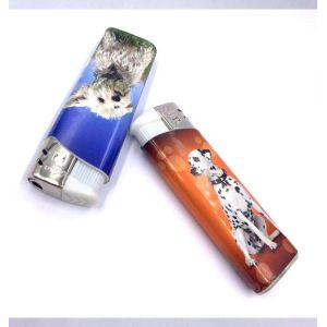 Buy cheap Plastic Transparent Disposable Cigarette Lighter Refillable Gas Encendedor Custom from wholesalers