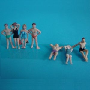 Buy cheap 1:50model swim figures--color figure,painted swim figure,scale figures,model figures,ABS figures,1:75 swim figures from wholesalers