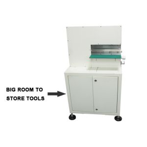 Pneumatic Power PCB Depaneling Equipment V Cut PCB Depanelizer With Double