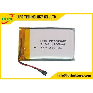 Buy cheap 3.0V 1200mAh Lithium Mno2 Battery CP502440 For RTLS Products from wholesalers