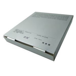 Buy cheap Auto Lock Closure Box Structure Custom Design Silver Art Paper Material Cosmetic Box Packaging with Paper Inside Tray from wholesalers