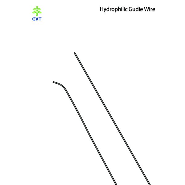 Adjustable Hydrophilic Guide Wire Curved Radiopaque Tips Surgical Guidewire