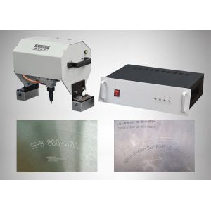 Buy cheap Pneumatic Nameplate Dot Peen Marking Machine Automatically 50HZ Frequency from wholesalers