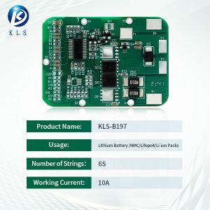 6S 10A/15A 22V 24V Lithium Battery Protection BMS PCBA Protection Board For
