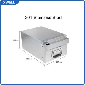 Stainless Steel Battery Case with 0-Weld Structural Design for 6v to 72v Lithium