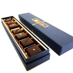 Buy cheap Biodegradable C1S Board Flocking Chocolate Packaging Box from wholesalers