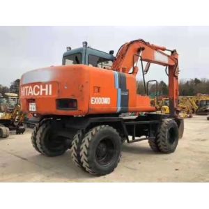Strong Power EX100 10T Wheeled Used Hitachi Excavator