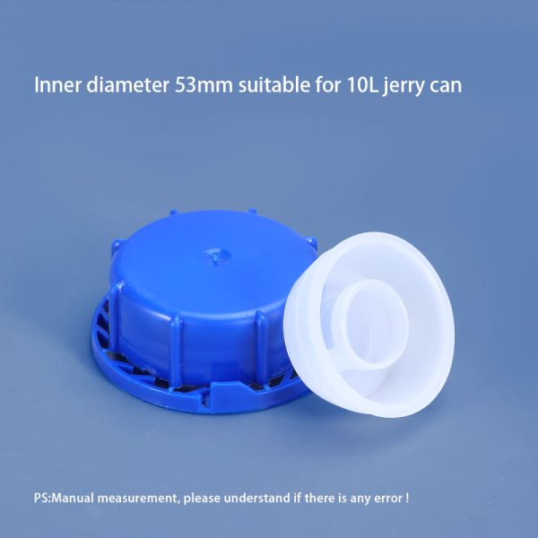 53mm Plastic Cap Blue Screw Cover Lid For 10L Jerry Can With Childproof Tamper Cap