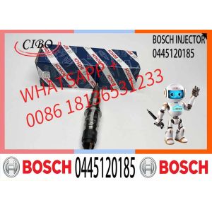 China High Performance Fuel Injector 0445120185 Diesel Car Common Rail Injector 0445120185 for CUMMINS 6.7L Engine on sale