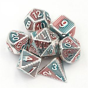 Buy cheap Digital Metal RPG Dice Color Vertical Strip Dnd Coc Luxury style from wholesalers