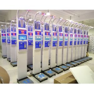 Digital Computer Screen Automatic Height And Weight Machine With Printer