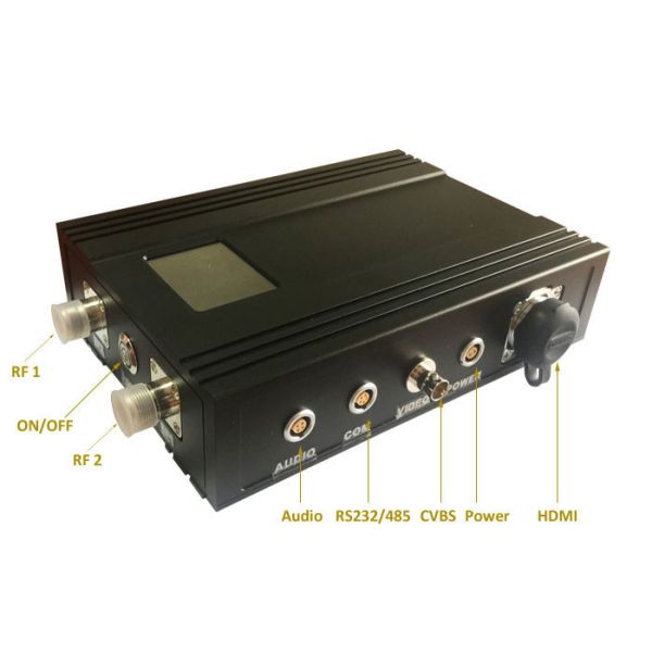 Buy cheap 3-5km COFDM HD Video Transmitter 2~5 Watt Long Range Vehicle Mobile Wireless Communication from wholesalers