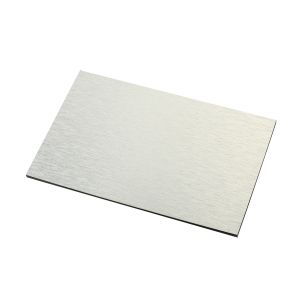 Buy cheap 2440mm Silver Brushed Aluminum Composite Panel With 10-Year Warranty from wholesalers