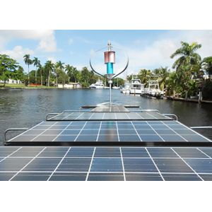 Buy cheap 600W Vertical Wind Turbine With Solar Panels Moisture - Proof Design from wholesalers