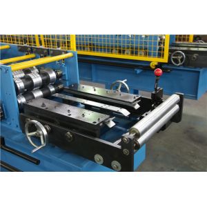 Square Downspout Roll Forming Machine Single Chain Drive 406mm Width