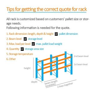 Buy cheap Warehouse Storage Solution Selective Pallet Rack with Back Stopper from wholesalers