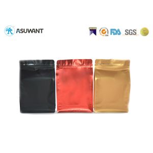 Metallized Standing Flat Bottom k Coffee Stand Up Bags