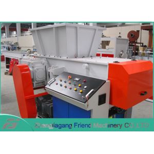 Single Shaft Plastic Grinding Machine / Durable Wood Shredding Equipment