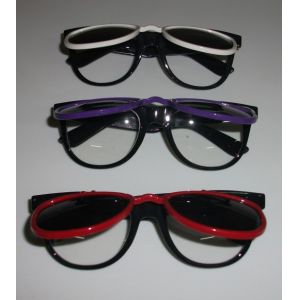 Buy cheap 1.0 mm PVC or PET laser 3d fireworks glasses , Plastic diffraction glasses from wholesalers