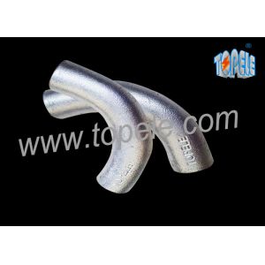 China Galvanized Steel Pipe BS4568 Conduit Malleable Iron Channel Intersection Elbow on sale