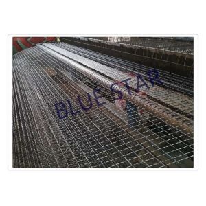 Buy cheap Galvanized / Carbon Steel Wire Mesh Single / Double Intermediate Weave Pattern from wholesalers