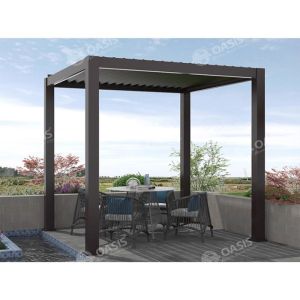 Buy cheap OEM/ODM  Aluminium Louvered Pergola For The Restaurants from wholesalers