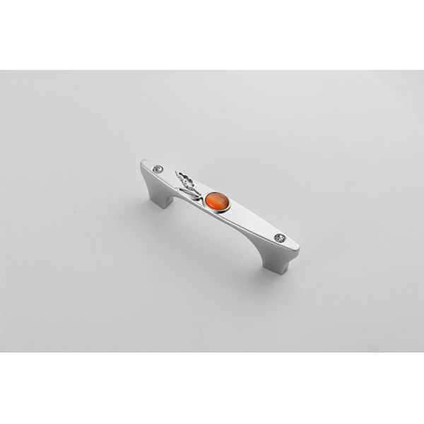 Quality Acrylic Length 116.8MM Furniture Pulls Hardware For Cabinets / Drawer Knobs And Pulls for sale