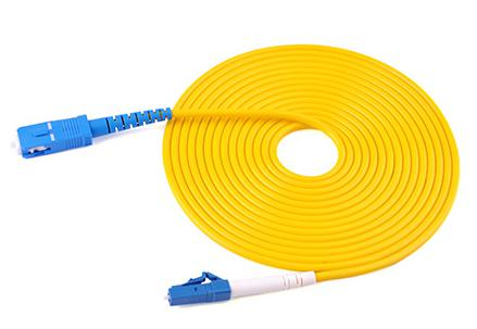 Buy cheap LC-SC Simplex Fiber Optic Patch Cord PVC/LSZH/TPU SM/MM from wholesalers