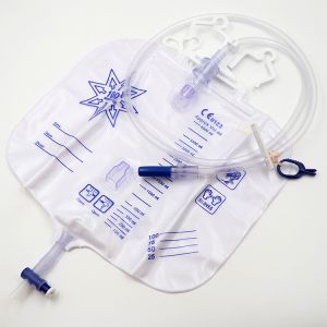 Buy cheap Disposable PVC Urine Collection Bag , 2000ml Foley Catheter Bag from wholesalers