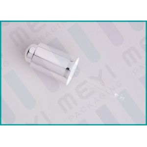 18/410 Glass Oil Dropper With ABS Material UV Shiny Silver Press Button