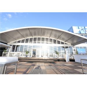 Movable Commercial ClearSpan Structure TFS Dome Canopy With Luxurious Decoration