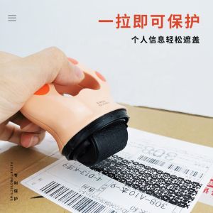 Buy cheap Made Protection Roller Stamper OEM Security Inking Stamp Roller Customized Refill Ink Roller With Cutter from wholesalers