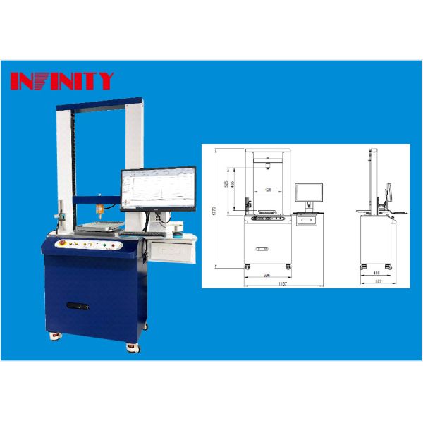 Buy cheap 0.001mm Displacement Resolution Mechanical Universal Testing Machine for Precise Testing from wholesalers