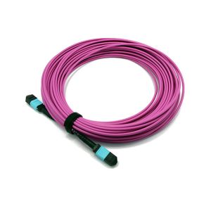 Buy cheap MTP 12 Core OM4 MM Fiber Optic Trunk Cable For Data Center Cabling from wholesalers