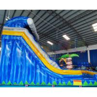 China 0.55mm PVC Inflatable Pool Water Slide Playground Jump Bouncer for sale