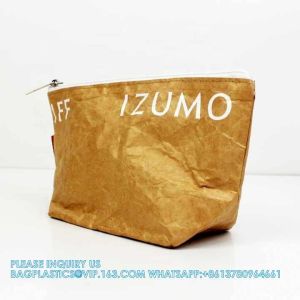 Buy cheap Waterproof Large Capacity Dupont Tyvek Makeup Organizer Pouch Trousse Maquillage Cosmetic Bag With Zipper from wholesalers