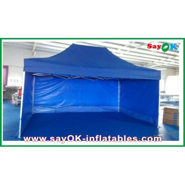 Quality Outdoor Canopy Tent Aluminum / Iron Frames Gazebo Replacement Canopy 3 X 4.5m With 3 Sidewalls for sale