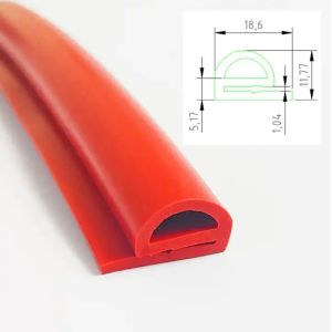 Buy cheap Cutting Extrusion High Temperature Silicone Rubber Seal Strip for Flexible E / B Type Shape from wholesalers