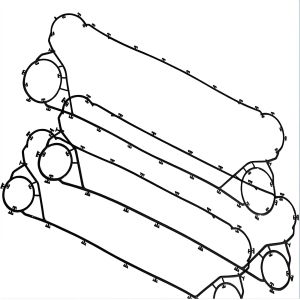 Buy cheap 5S Standardized Process Vulcanization Process EPDM High Sealing Plate Heat product