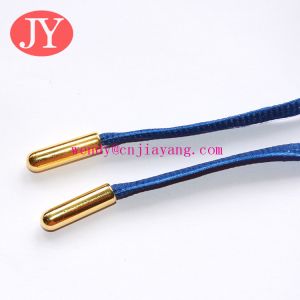 Buy cheap Black Flat Shoelace with white text logo on aglet from wholesalers