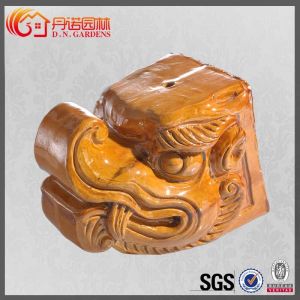 Buy cheap Buddhist Dragon Chinese Roof Ornaments Tile Figures Ceramic Glazed from wholesalers