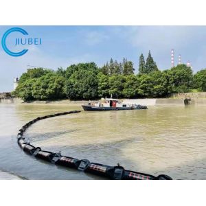 Intertidal Floating Oil Boom Fence Absorbent Flat Foam PVC Fabric
