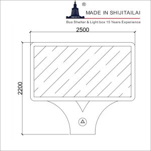 Buy cheap 2.6*1m Floor Standing Light Box from wholesalers