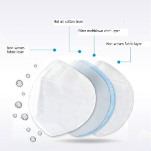 Professional FFP2 Dust Mask High Filtration Efficiency Non Irritating Polypropyl