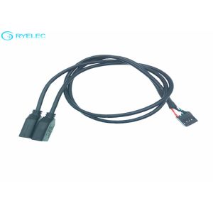 Buy cheap Dupont Shielded Cable Assembly , Double Shielding Wire Harness Assembly from wholesalers