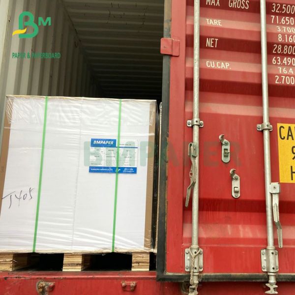 White C2S Gloss Paper 25 X 38inches 128g 150g 170g For Booklets Printing