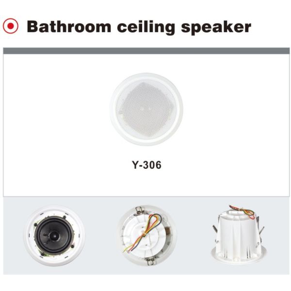 Quality Bathroom Ceiling Speaker with CE, CCC, RoHS (Y-306) for sale