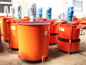 High Efficiency Slurry Pulping Grout Pump Mixer , Single Layer Cement Grout