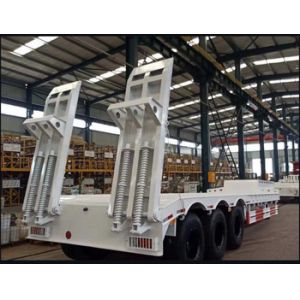 Buy cheap CIMC 3AXLES LOW BED SEMI TRAILER  FOR 'S TRANSPORTATION from wholesalers